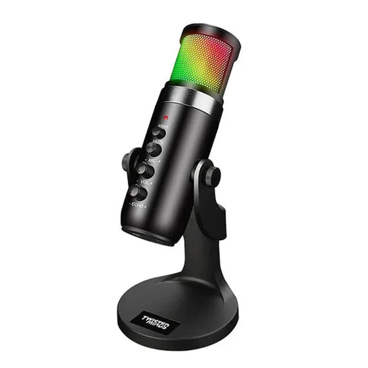 Twisted Minds USB Microphone RGB - Black - Tashqila Twisted Minds USB Microphone RGB - Black - Tashqila